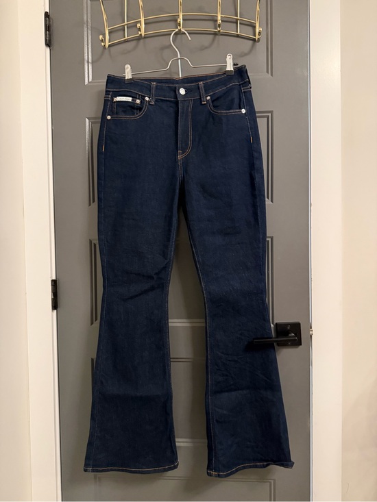 Calvin Klein Denim - Calvin Klein High-Rise Flare Dark Blue Women's Jeans